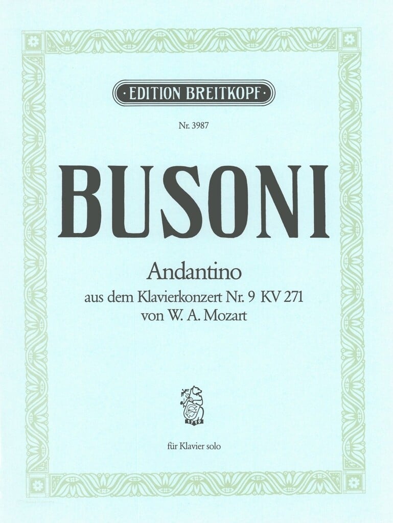 Concert 09 Es Kv271 Andantino